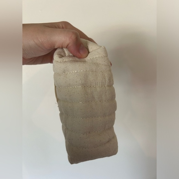 Chloe Cream Canvas Tote Mini Makeup Pouch - Picture 4 of 7